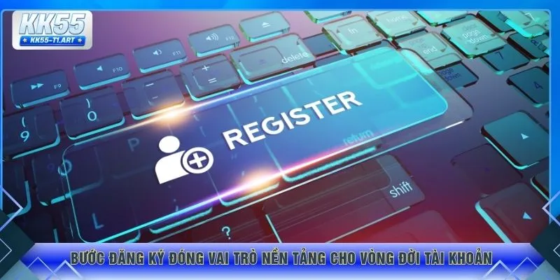 Bước đăng ký đóng vai trò nền tảng cho vòng đời tài khoản